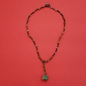 Beaded Jade Necklace.
